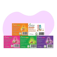 Fiama Gel Shop  5 unique Gel Bars, Bathing Bars with Skin Conditioners For Soft, Moisturized, Glowing, Smooth Skin, Tested by Dermatalogist for Men & Women - 625.g