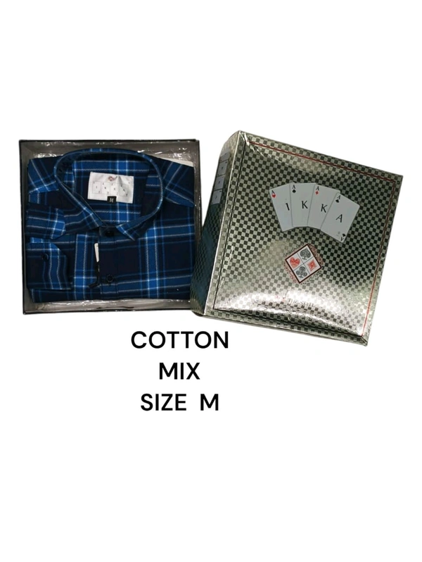 Mix Cotton  IKKA Premium Cord Fabric Shirt - M