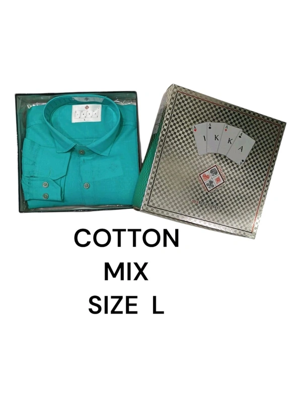 Mix Cotton  IKKA Premium Cord Fabric Shirt - XL