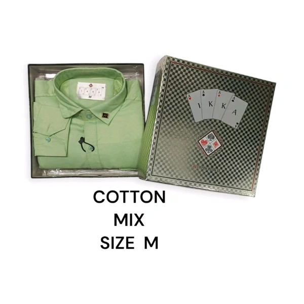 Mix Cotton  IKKA Premium Cord Fabric Shirt - XL