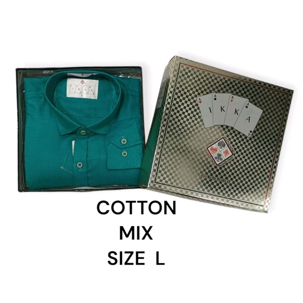 Mix Cotton  IKKA Premium Cord Fabric Shirt - M