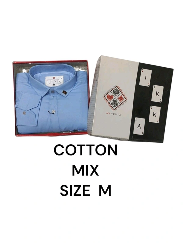 Mix Cotton  IKKA Premium Cord Fabric Shirt - M