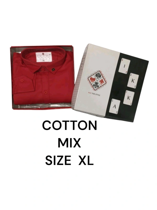Mix Cotton  IKKA Premium Cord Fabric Shirt - M