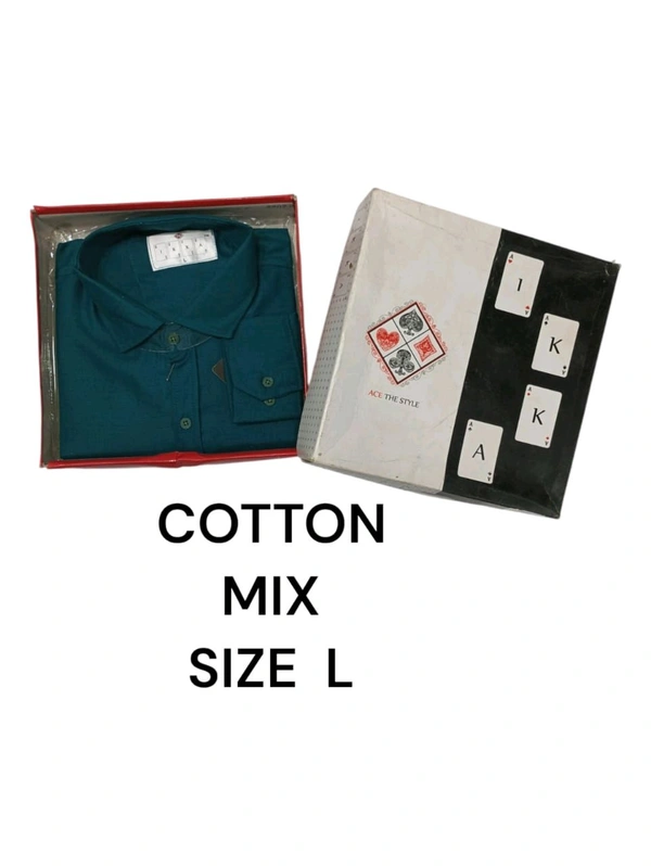 Mix Cotton  IKKA Premium Cord Fabric Shirt - M