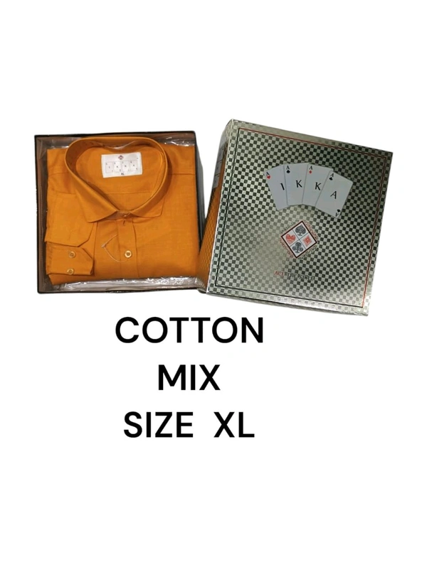 Mix Cotton  IKKA Premium Cord Fabric Shirt - M