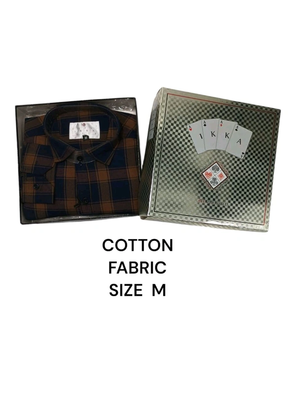 Cotton Blend IKKA Premium Cord Fabric Shirt - XL