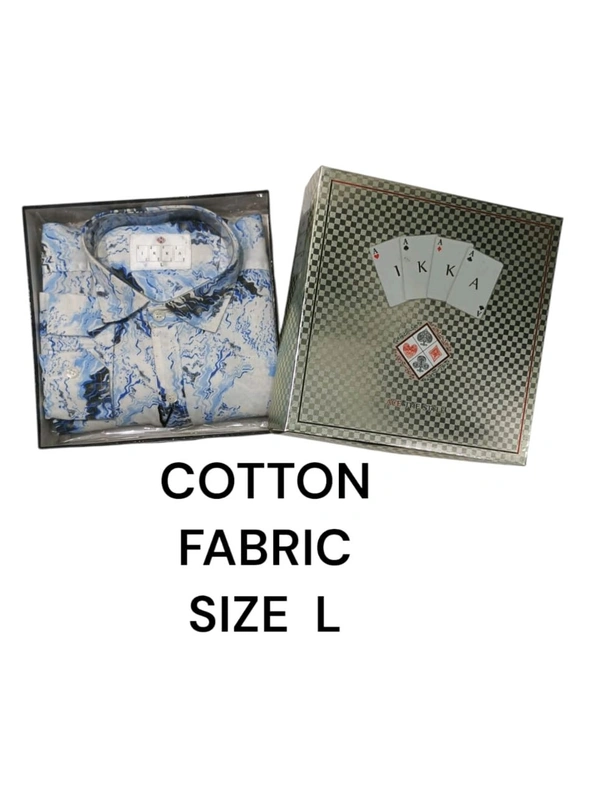 Cotton Blend IKKA Premium Cord Fabric Shirt - XL