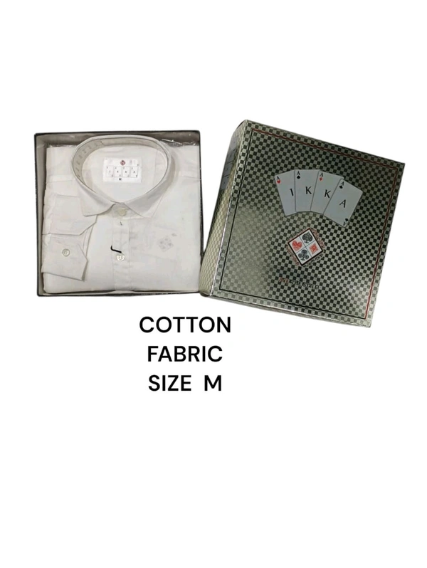 Cotton Blend IKKA Premium Cord Fabric Shirt - M