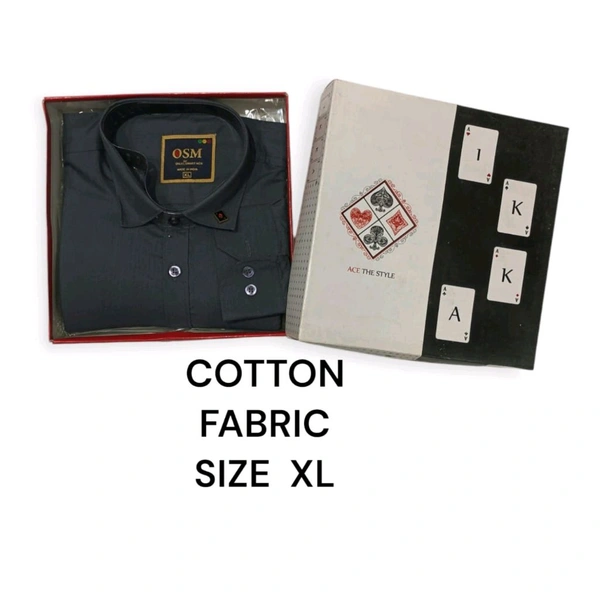 Cotton Blend IKKA Premium Cord Fabric Shirt - XL