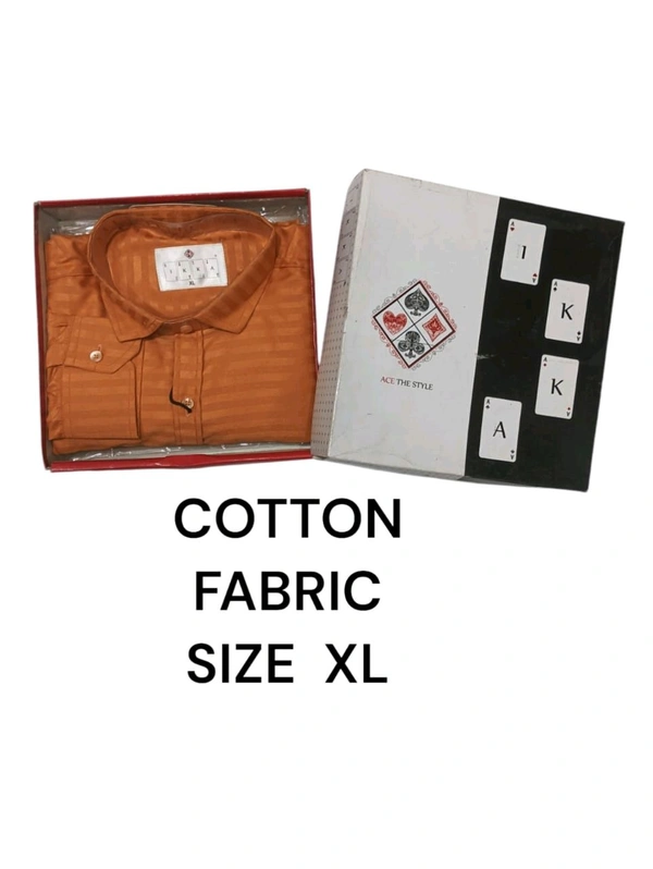 Cotton Blend IKKA Premium Cord Fabric Shirt - XL