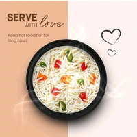  Stainless Steel Thermoware Casserole for Roti/Chapati | Double Wall Insulated Hot Pot for hot Meal - 2000ML - Free Size