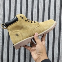 Genuine Leather Boots Camel - UK 9