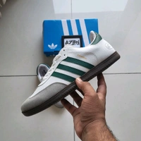 Samba white green - UK 8