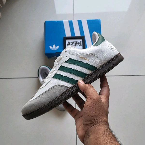 Samba white green - UK 8