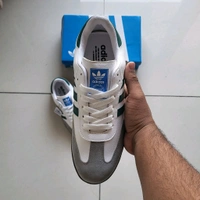 Samba white green - UK 8