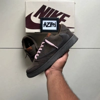 TRAVIS SCOTT VELVET BROWN - UK 8