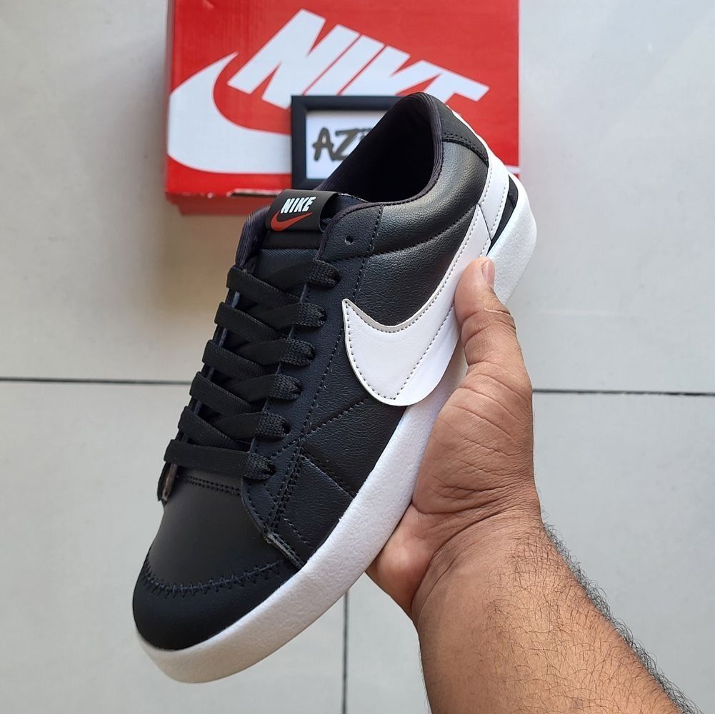 blazer low black