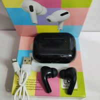 Airpods Pro Bluetooth Earphones  - Black, Free Size