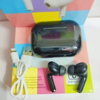 Airpods Pro Bluetooth Earphones  - Black, Free Size