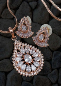 ShivaaY  Exclusive Pendent Sets  - Gold White, Navratan, All
