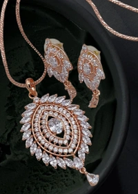 ShivaaY  Exclusive Pendent Sets  - Gold White, Navratan, All