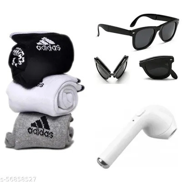 Combo Pack & gift set of Stylish accessories/products for Unisex Socks - Free Size