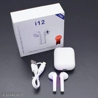  iPod TWS i12 Earpods Bluetooth Wireless 