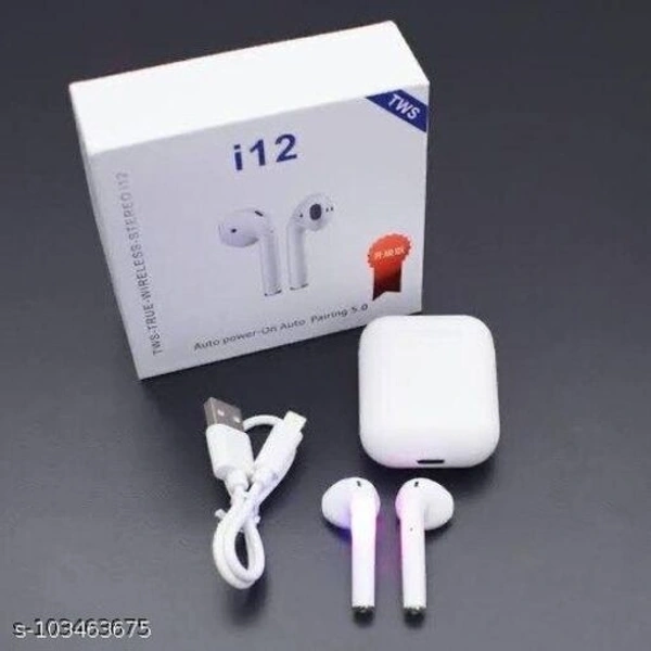  iPod TWS i12 Earpods Bluetooth Wireless 