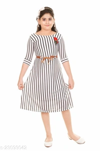 Princess Black Party Frocks & Dresses  - 6-7 Years