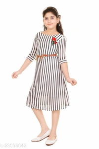 Princess Black Party Frocks & Dresses  - 6-7 Years