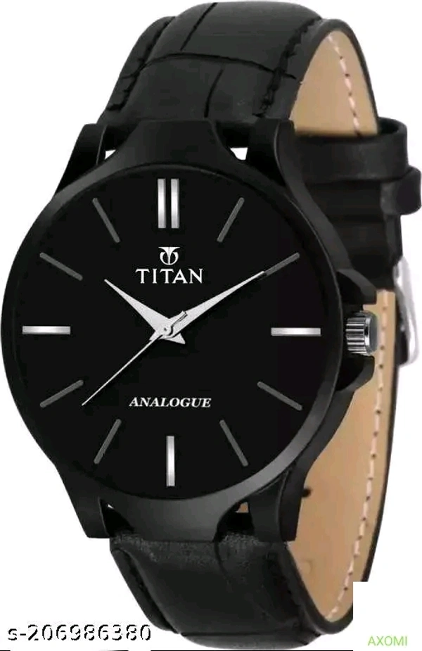 Titan Men Black Watch  - Free Size, Black