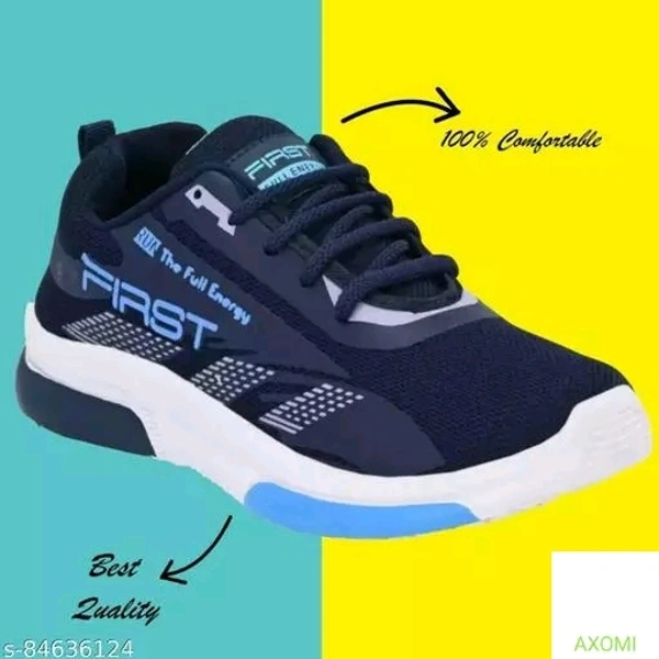 ARS NAVY BLUE SPORT SHOES - IND-9