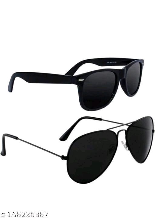 Unisex Black Glass and Black Frame Wayfarer Sunglasses – Royaltail