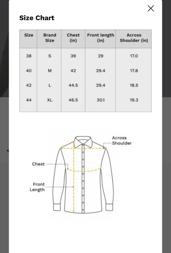 MEN CASUAL SHIRT  - M