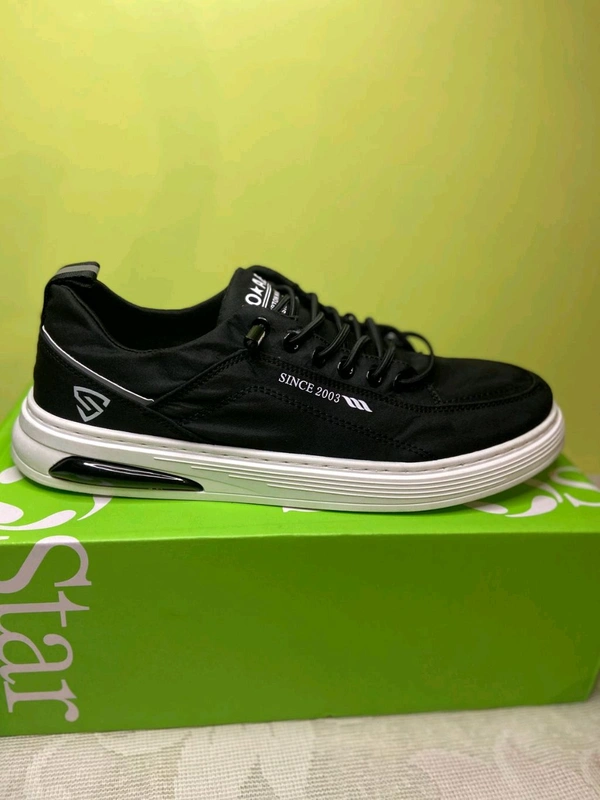 seastar casual shoes for men - Black, 8