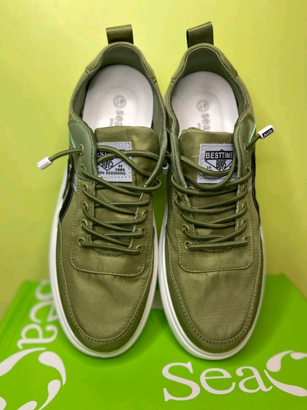 casual shoes for men - Olive Green, 7