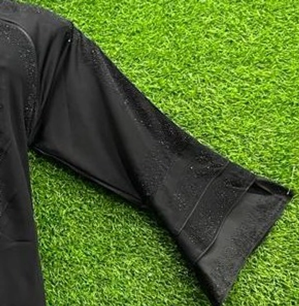 AM FASHION BLACK NIDA 3 LAYER SLEEVE WITH STONE - 54, BLACK