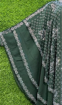 AM FASHION NIDA BRIDAL STONE WORK FARASHA WITH 3 LAYER FABRIC - 54-56, MEHANDI