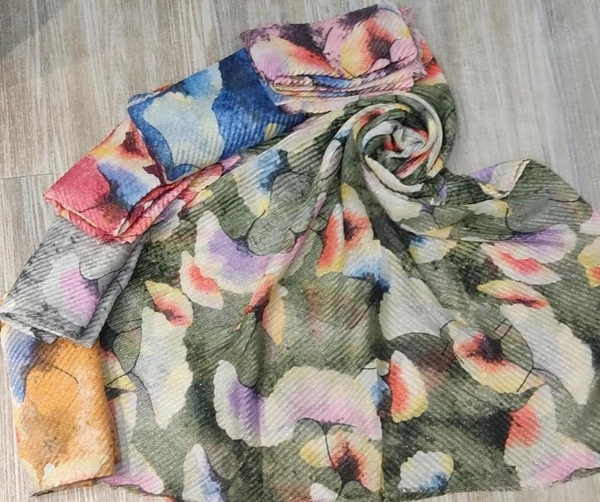 AM FASHION SIMMER CHINES FABRICS STALL  - 12, 70*180