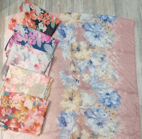 AM FASHION SIMMER CHINES FABRIC STALL  - 12, 70*180