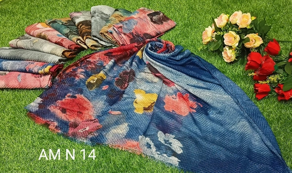 AM FASHION SIMMER PRINTED STALL CHINES FABRICS.. - 06, 70*180