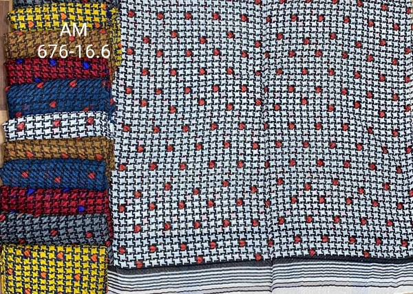 AM FASHION COTTON FABRICS STALL PRINT - 12, 80*180