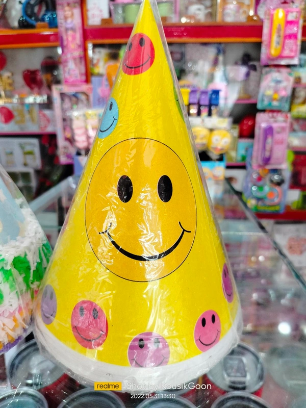 Smiley Birthday Cap