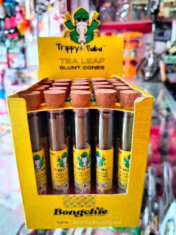 Bongche Trippy Baba Tea Leaf Premium Rolling Paper  - King
