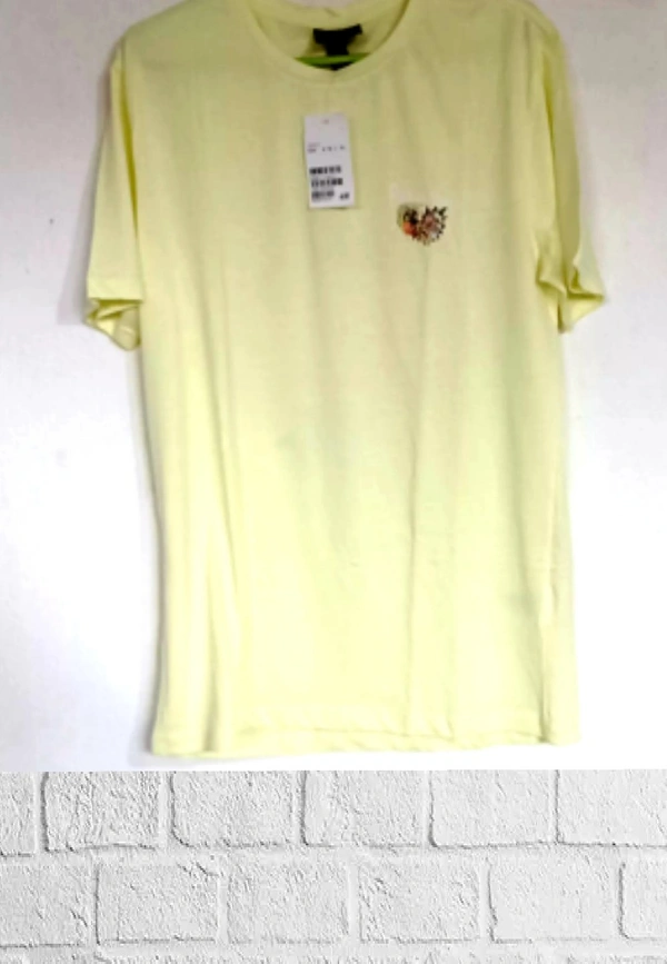 H&M Back printed Tee🧀 - Cream, M
