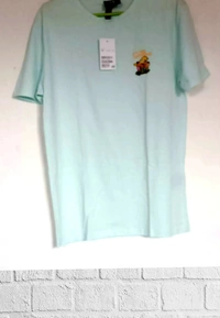 H&M Back printed T-shirts🍬 - M, sky Blue 