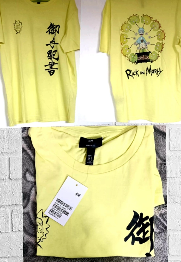 H&M Ricky and Morty Tee🍋 - Green lite , L