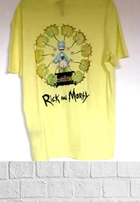 H&M Ricky and Morty Tee🍋 - Green lite , L