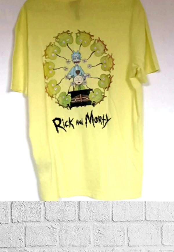 H&M Ricky and Morty Tee🍋 - Green lite , L