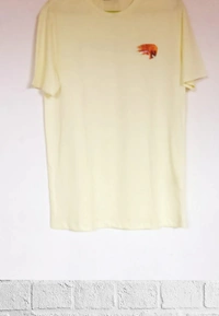 H&M Back printed(Metallica)Tee🧀 - Cream, M